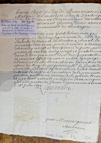 1694 lavardin order the - order,