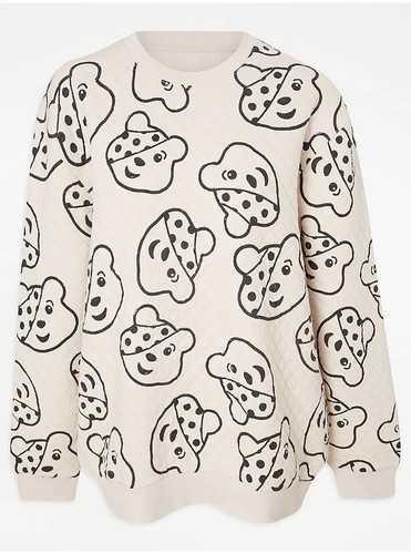 Adult cream pudsey bear - adult,
