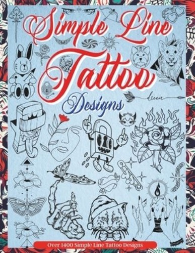 Simple line tattoo designs - line,