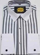 Double Cuff Striped Shirts