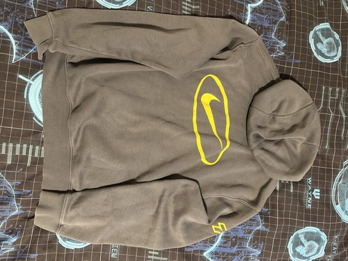 Nike hoodie grey yellow - nike,