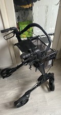 Volito 4 Wheel Rollator Mobility Walker (aluminium)Seat Back Rest Fold Away