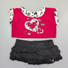 Build bear red heart print - heart,