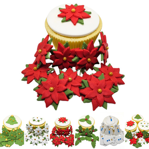 Poinsettia edible - 12,