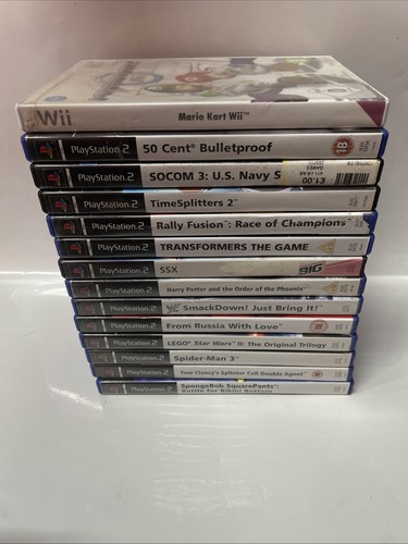 Ps2 games bundle playstation - ps2,