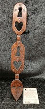 Welsh Love Spoon Hand Carved