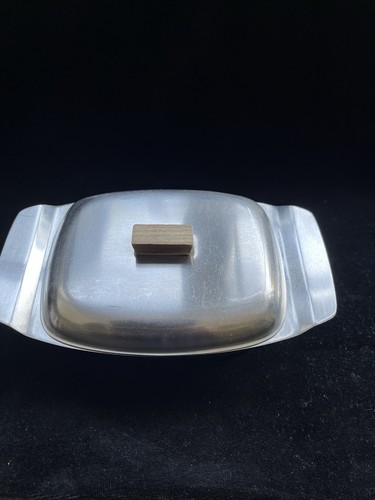 Vintage stainless steel butter - stainless,