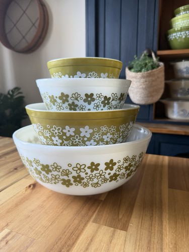 Vintage pyrex crazy daisy - crazy,