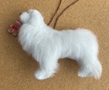 PYRENEAN MOUNTAIN DOG /GREAT PYRENEES /GINGERBREAD MAN - Part needle felted 