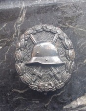 WW1  German Wound Badge in Black , War time issue, Original, for up to 3 wounds.