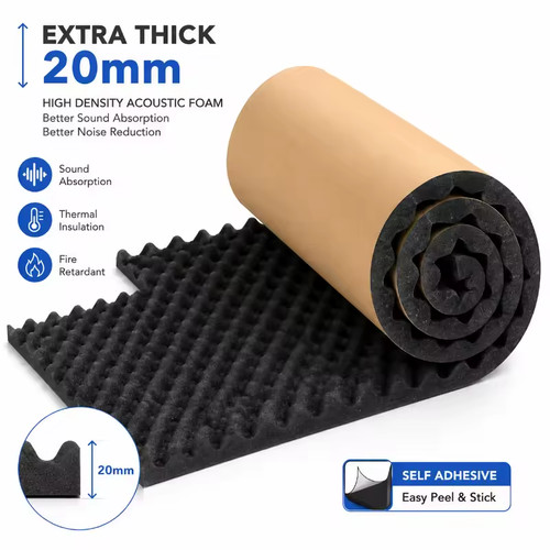 Soundproofing foam - 2m,