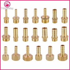 Brass Straight Barb Fitting BSP Male/Female x Hose Tail Connector Water Air Fuel