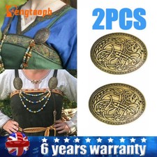 Shield Symbol Viking Brooches Norse Dress Apron Pins Nordic Coat Sweater Buckle
