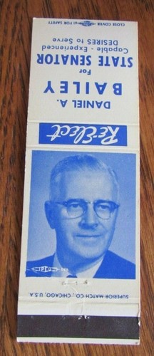 Political matchbook - political,