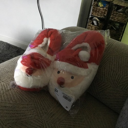 Santa claus slippers size - claus,