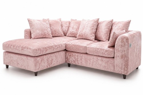Seater pink colour crushed - pink,