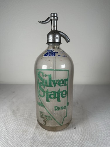 Vintage soda siphon - siphon, clear