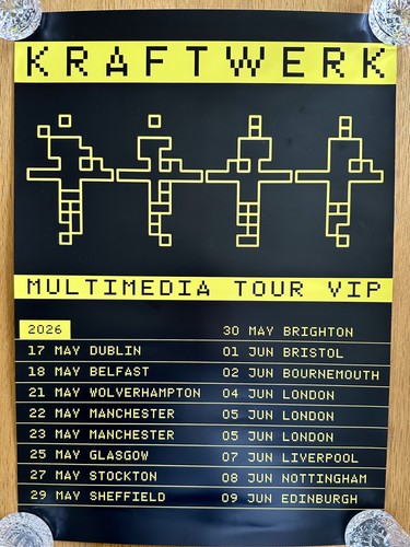 Kraftwerk multimedia tour 2026 - kraftwerk,