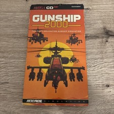 Gunship 2000 Amiga Commodore CD32 UK Pal Tested Complete Used Good Condition