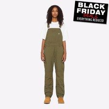 Dickies Protective Womens Protective Durable Work Construction Overalls Khaki