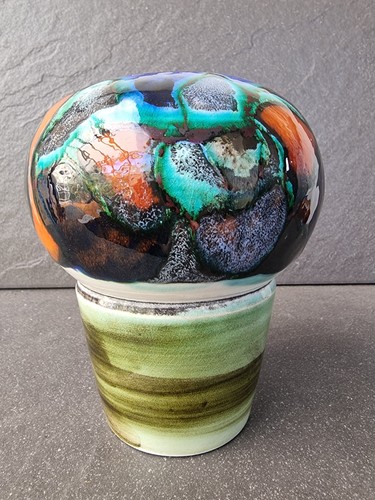 Poole pottery delphis vase - pottery,