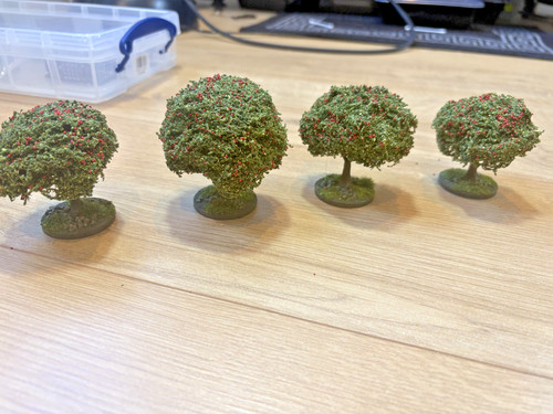 Orchard trees wargaming - orchard, x4