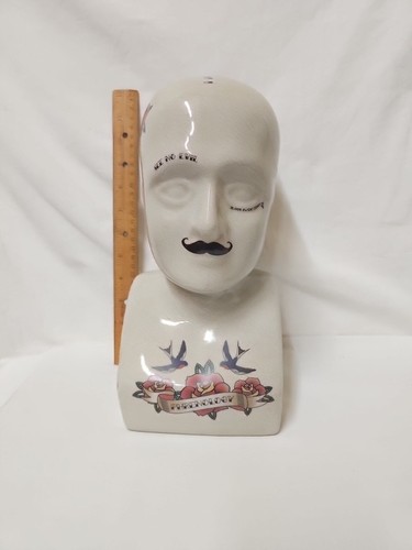 Tattooed phrenology head - tattooed,
