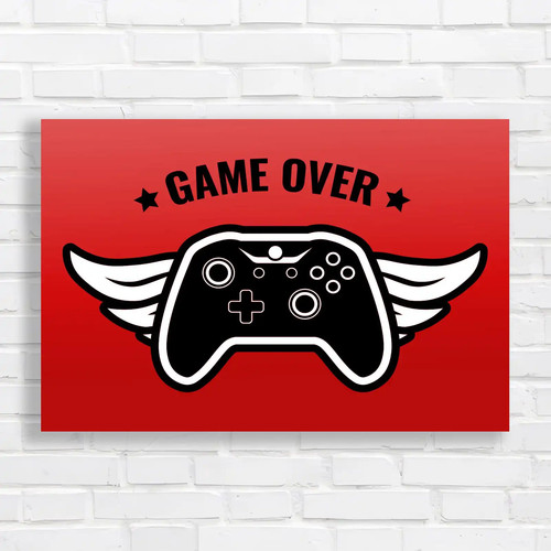 Game over gaming red - gaming,