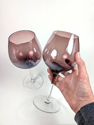 Amethyst purple colored glass - amethyst,