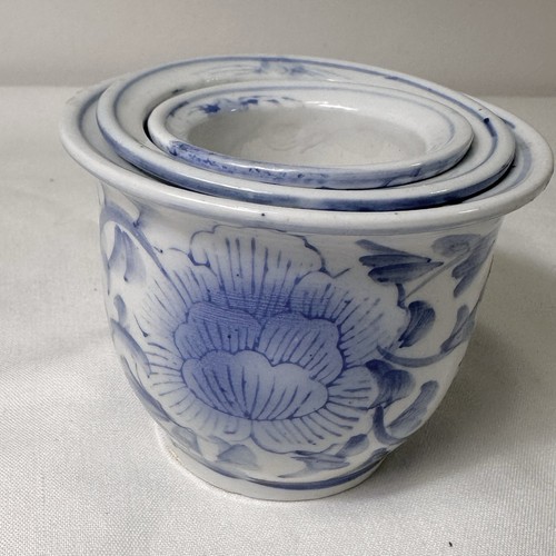 Set vintage chinese blue - of,