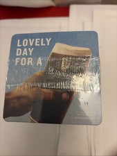 Lovely Day For A Guinness Beer Mats - Sealed Pack (125), man cave, home bar