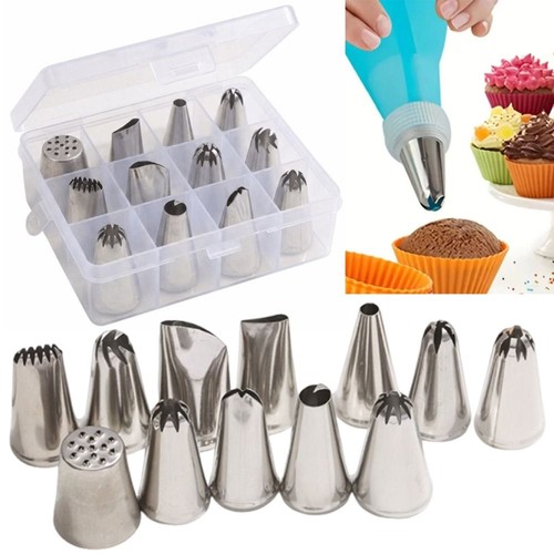 Piping nozzles 12pcs - nozzles, cake