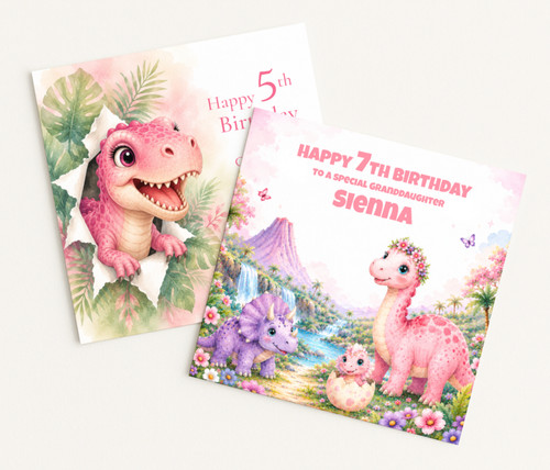 Dinosaur personalised birthday - personalised,