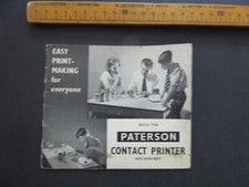 Vintage Paterson Contact