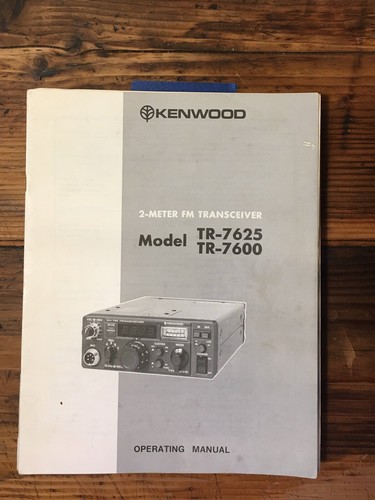 Kenwood 7600 7625 fm - kenwood, tr-7625