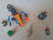 Lego Aquazone 6155 & 6115: Deep Sea Predator & Shark Scout, 100% Complete