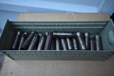 Good Used Job Lot of Rivett 5NS Lathe Collets, 1.1/16" Diameter at Threaded  End