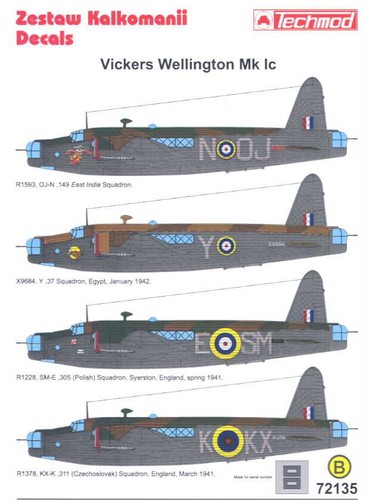 Techmod decals vickers - 1/72,