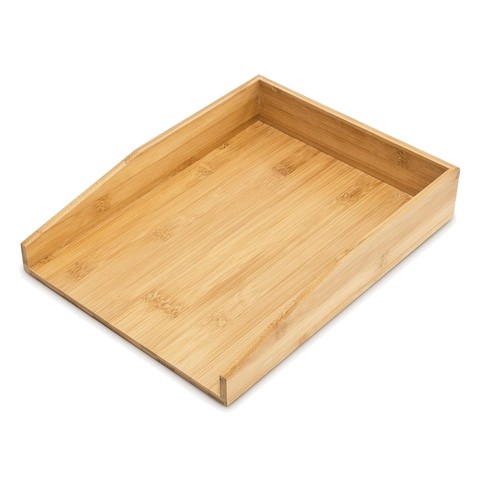 Bamboo letter tray for - bamboo, a4