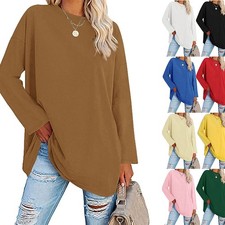 Womens Loose Fit Tunic Top