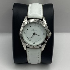 32mm Secret Dreams Quartz Watch Ladies White Dial & Strap Untested Parts Repair