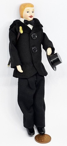 Doll house victorian gentleman - doll,