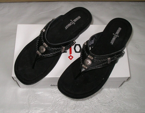 Minnetonka silverthorne thong - silverthorne,