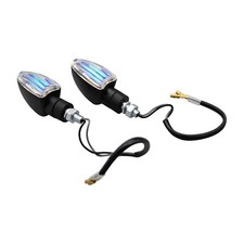 Bike It Motorcycle Indicators Short Stem Mini Spear Iridium Lens ROAD LEGAL