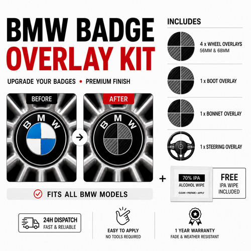 For bmw badges carbon - for,