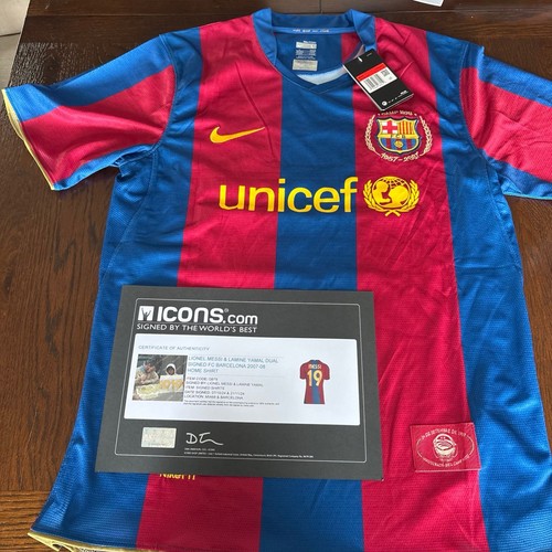 Rear signed messi yamal dual - messi/yamal,