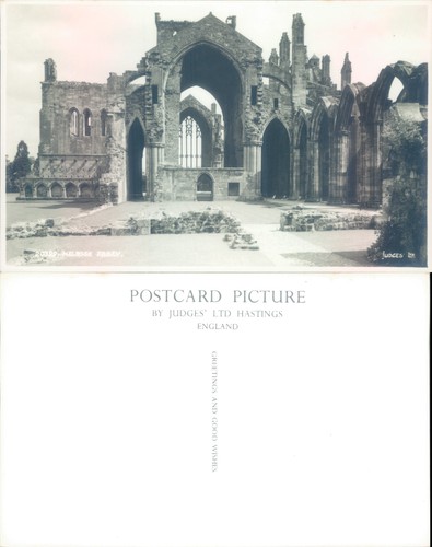 Melrose abbey ruins judges - abbey,