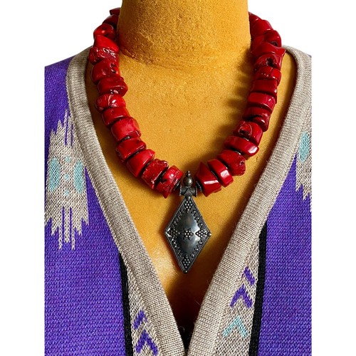 Vintage chunky red coral - vintage,