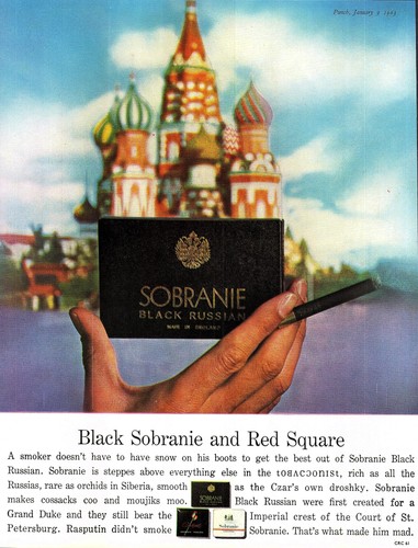 Original 1963 advert sobranie - 1963,