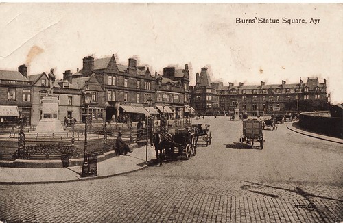 Ayr burns statue square - ayr,